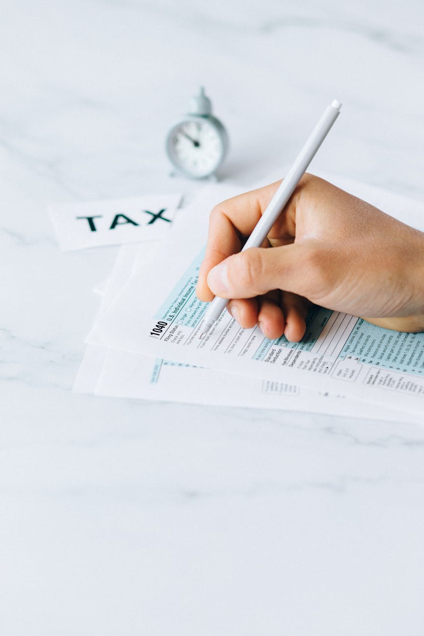 person filing tax documents