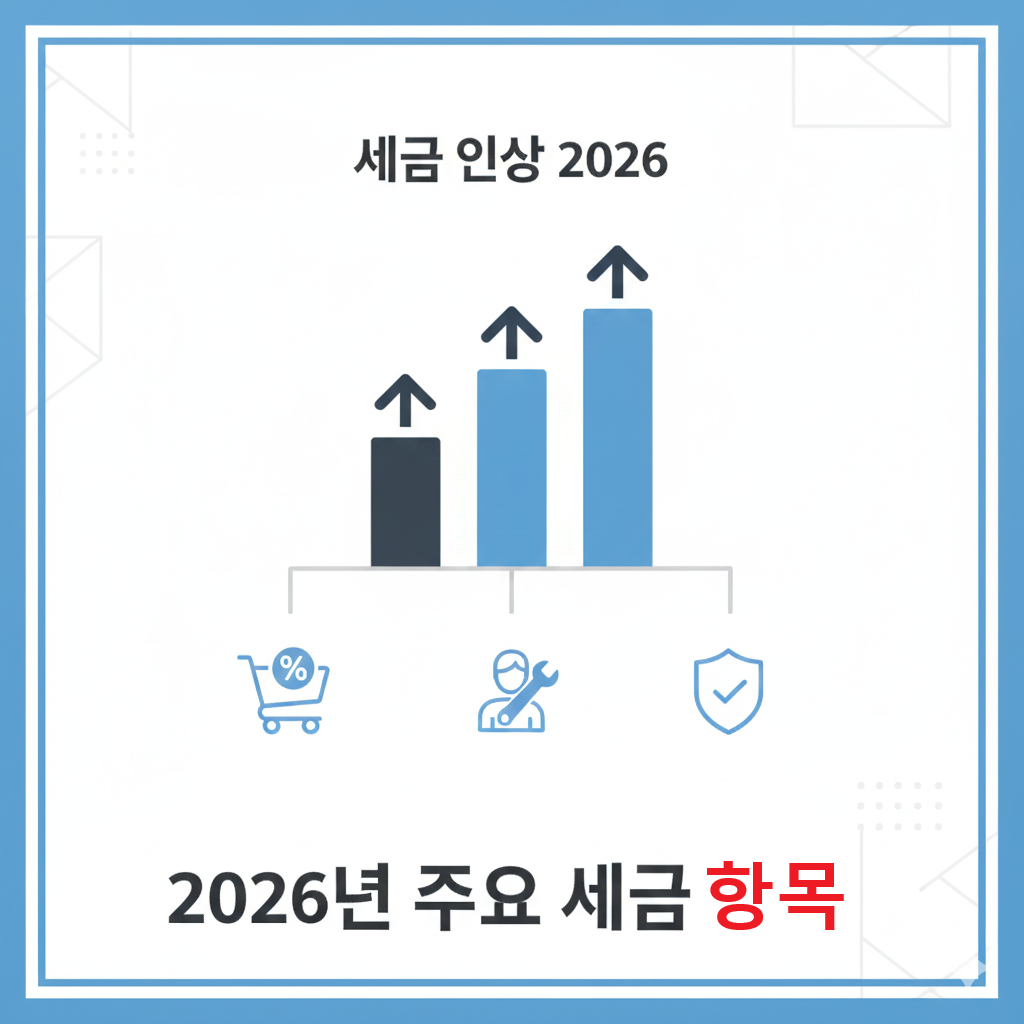 2026년 세금 항목 요약 이미지