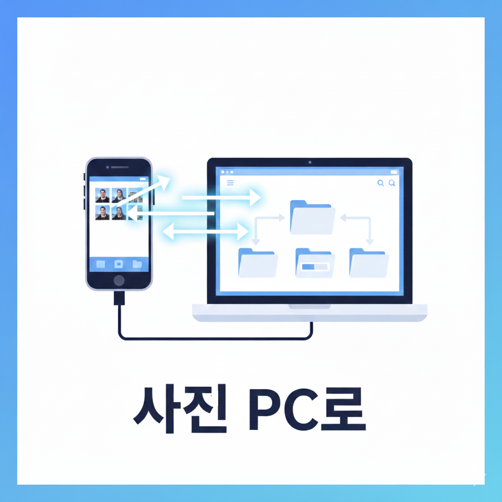 스마트폰 사진 컴퓨터로
