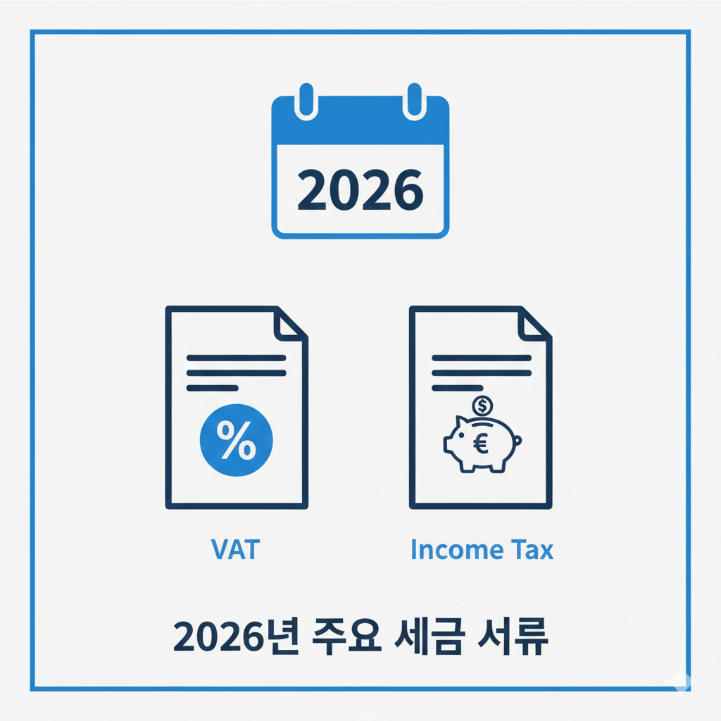 2026년 부가세와 소득세 변화 안내 이미지