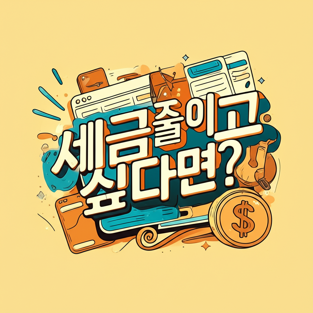 세금 줄이고 싶다면?