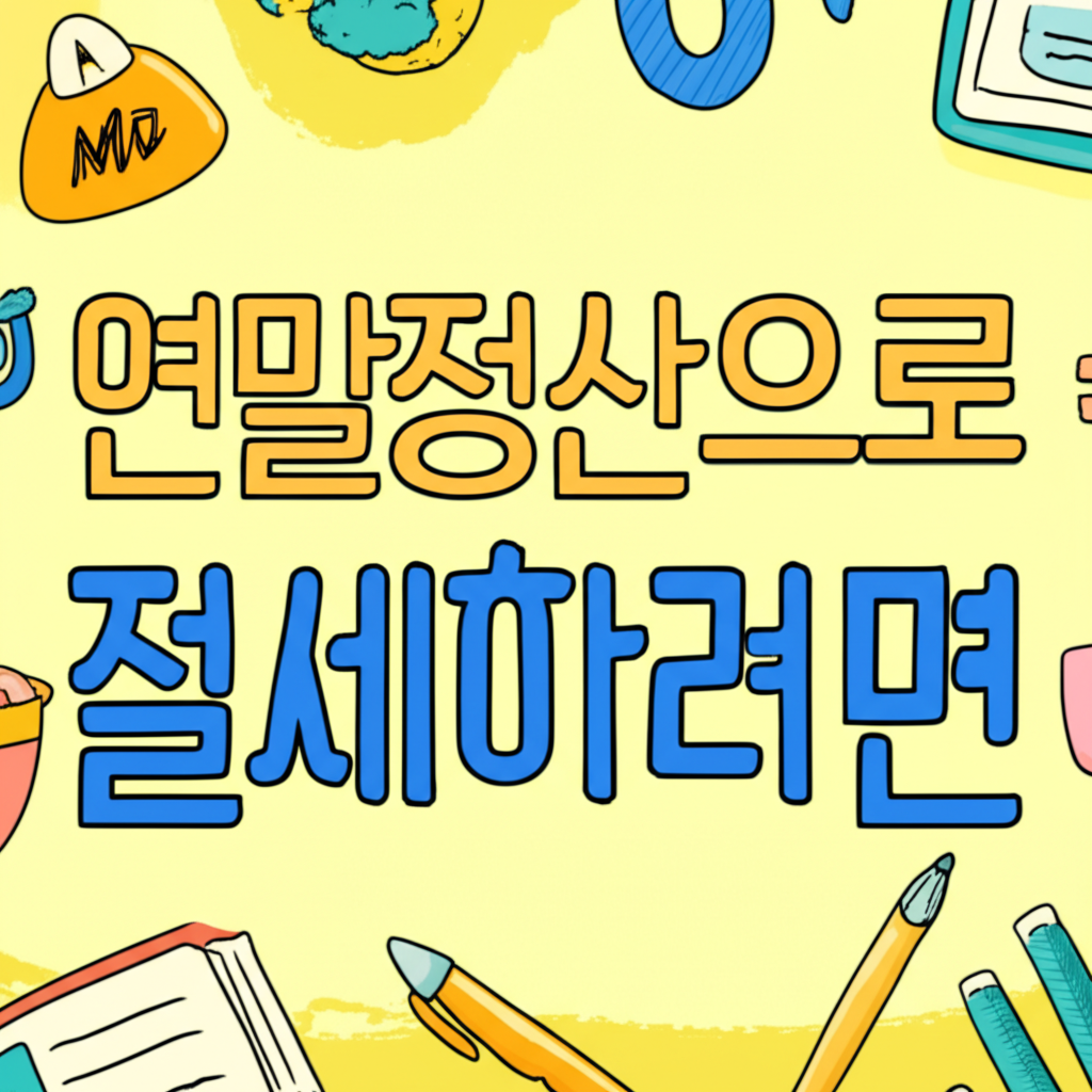 연말정산으로 절세하려면