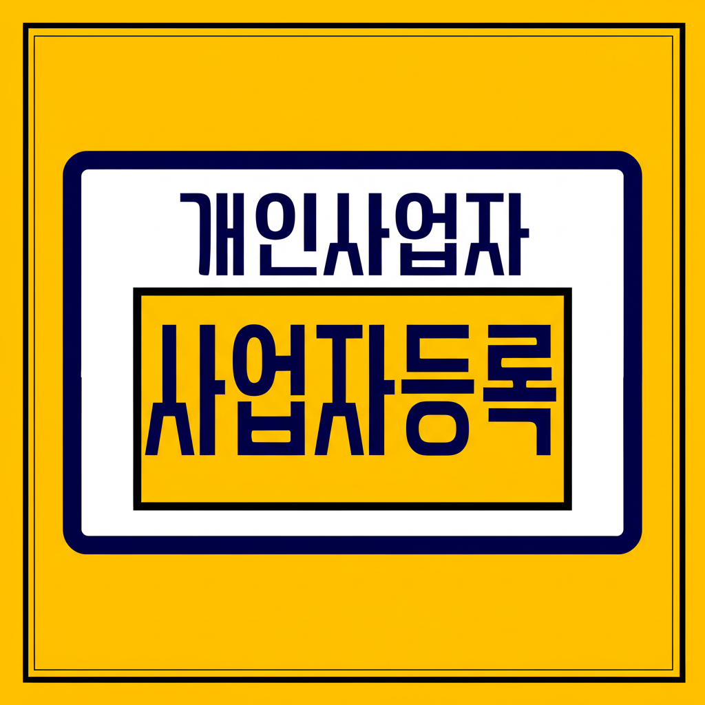 개인사업자 사업자등록
