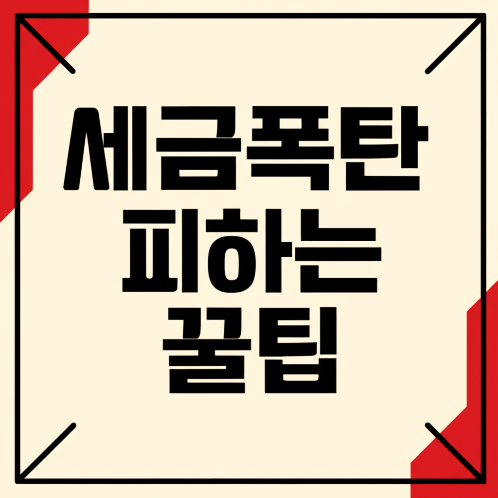 세금폭탄 피하는 꿀팁