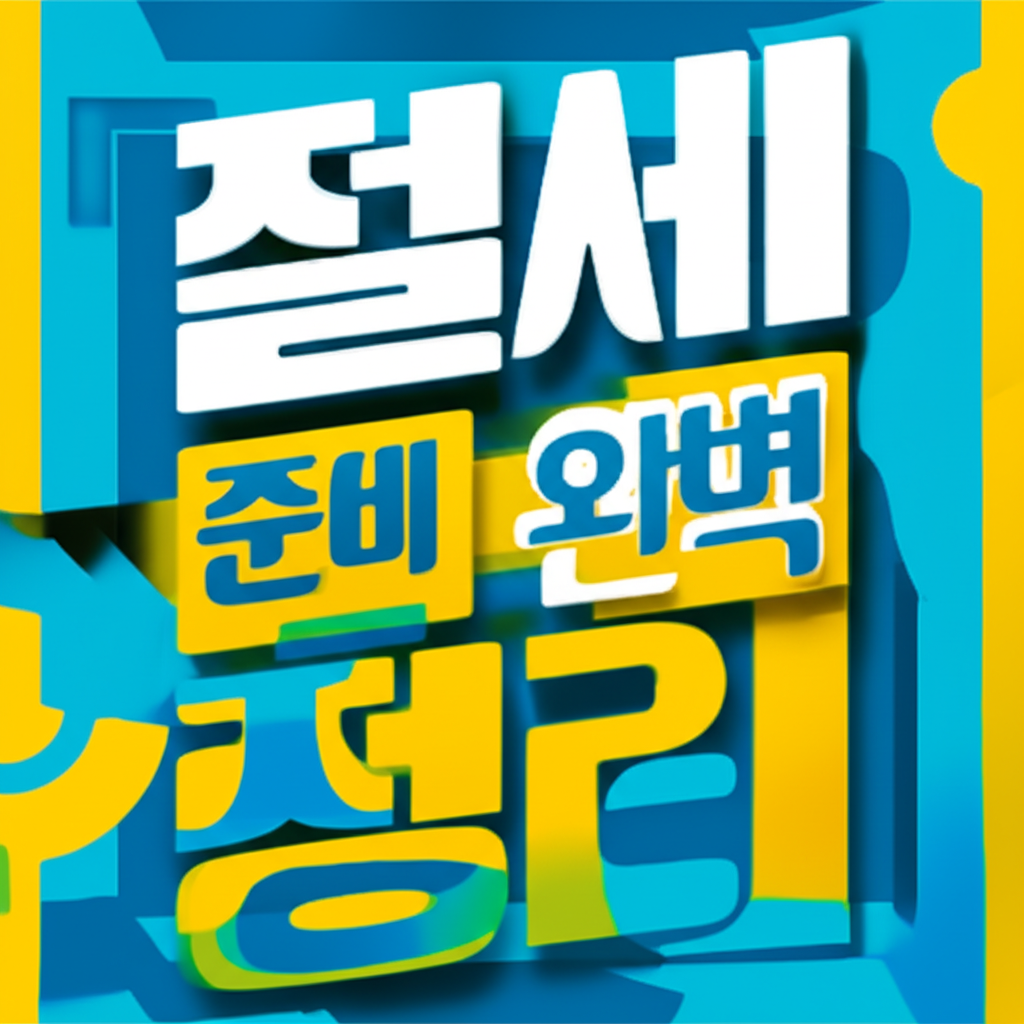 절세 준비 완벽 정리