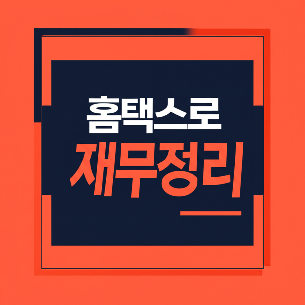 홈택스로 재무정리