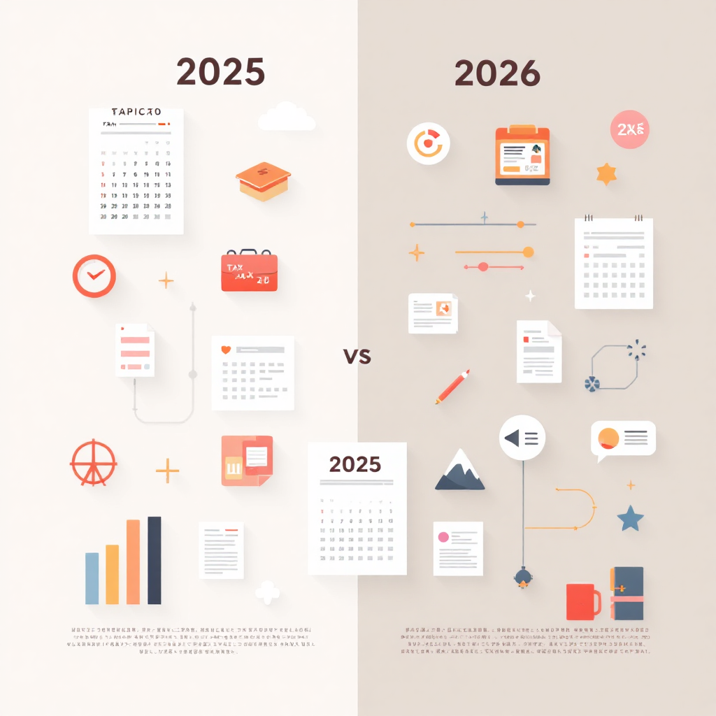 2025년과 2026년 세제개편 비교