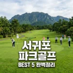 서귀포 파크골프장 추천 BEST 5 | 위치, 요금, 이용방법, 주차 총정리