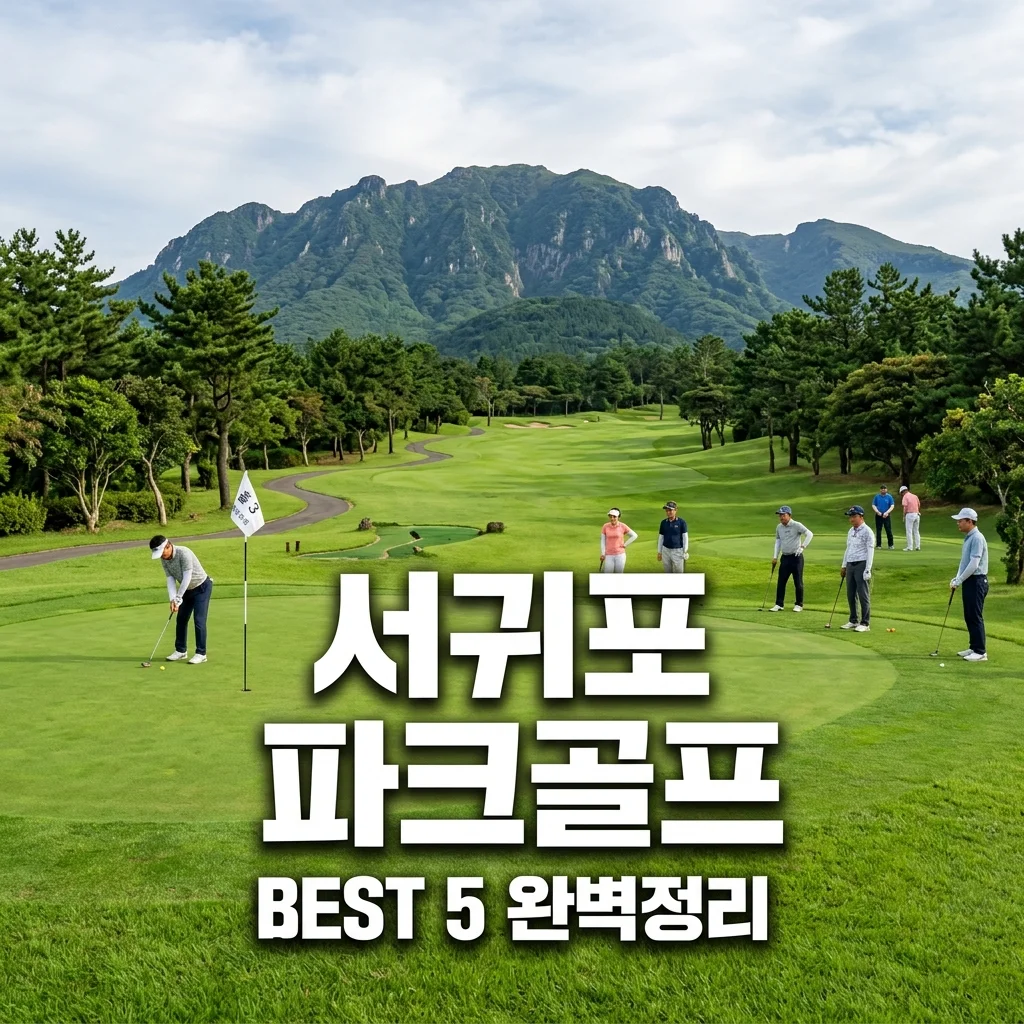 서귀포 파크골프장 추천 BEST 5 | 위치, 요금, 이용방법, 주차 총정리