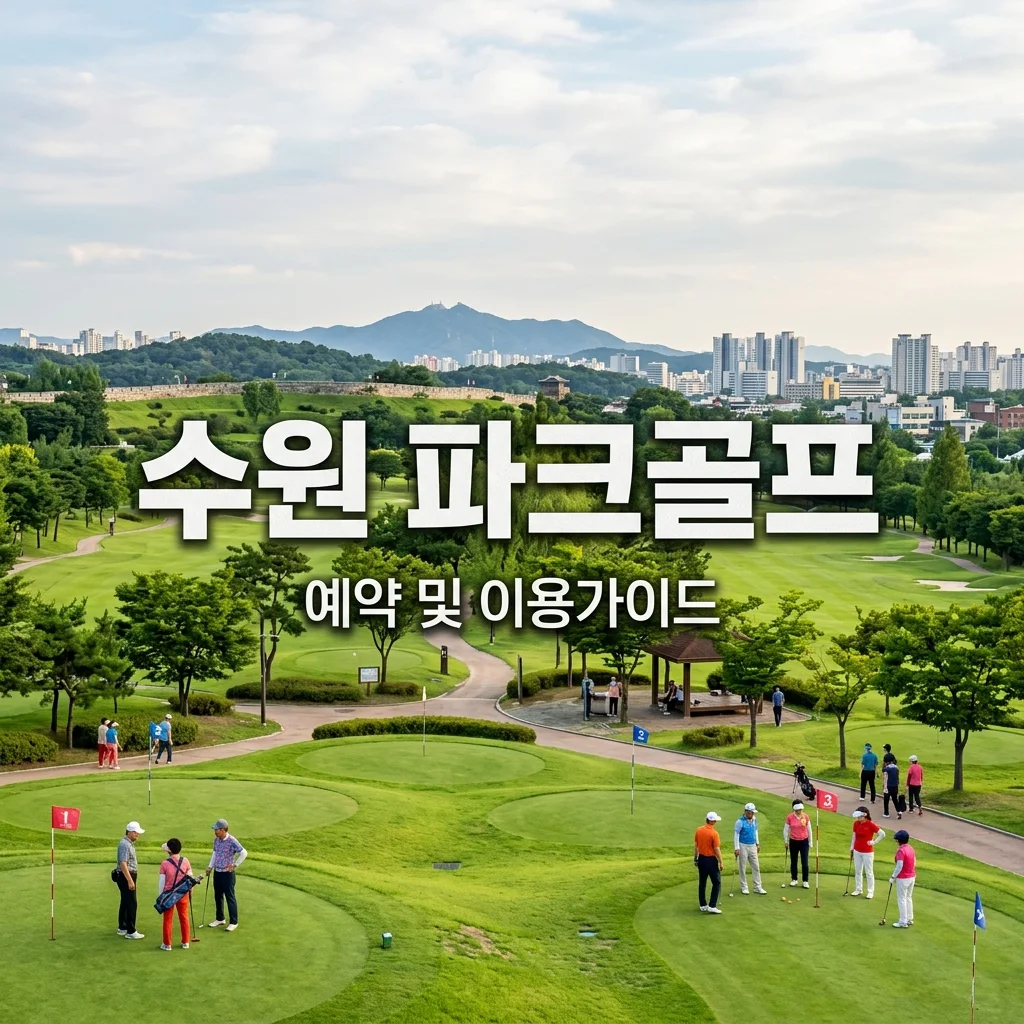 수원시 파크골프장 완벽 가이드: 위치, 예약방법, 이용시간 총정리