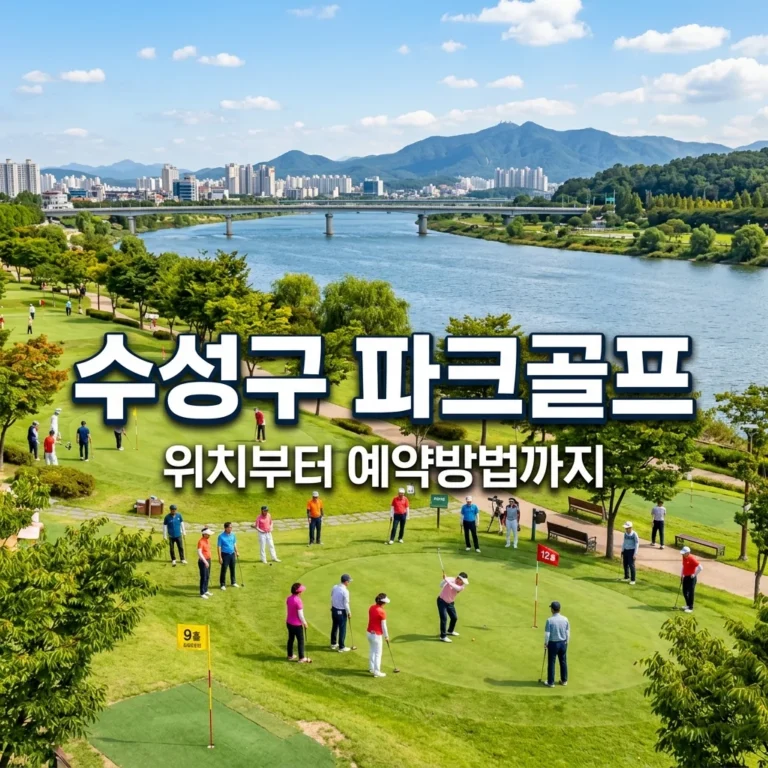 대구 수성구 파크골프장 완벽 가이드 | 위치, 영업시간, 예약방법 총정리