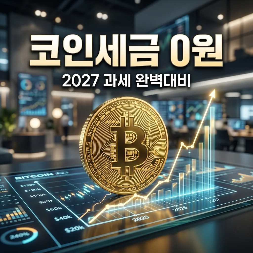 2027 코인 과세 확정! 세금 0원 만드는 법과 비트코인 노후 준비 전략