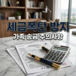 가족 간 송금 증여세 피하는 법: 생활비·차용증 주의사항 총정리