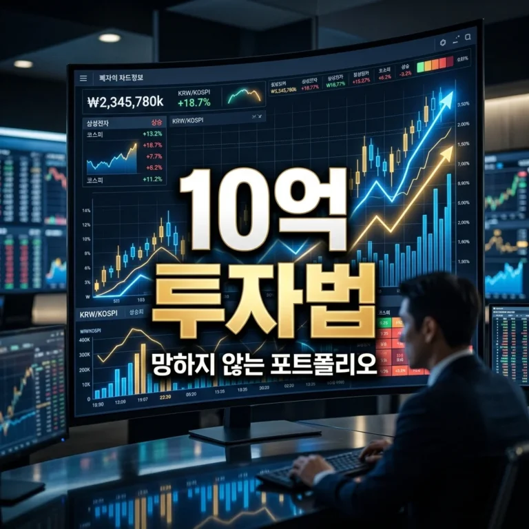 삼성전자 하이닉스 놓쳤다면? ETF로 10억 만드는 무적의 포트폴리오 전략