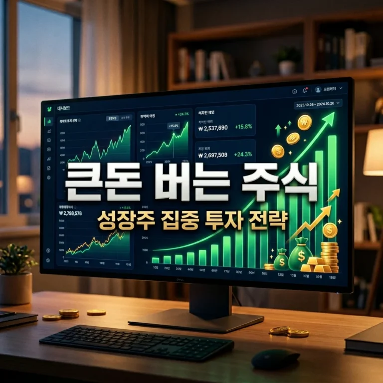 성장주 투자 전략: 이정윤 세무사가 추천하는 3대 유망 섹터와 종목 선정법