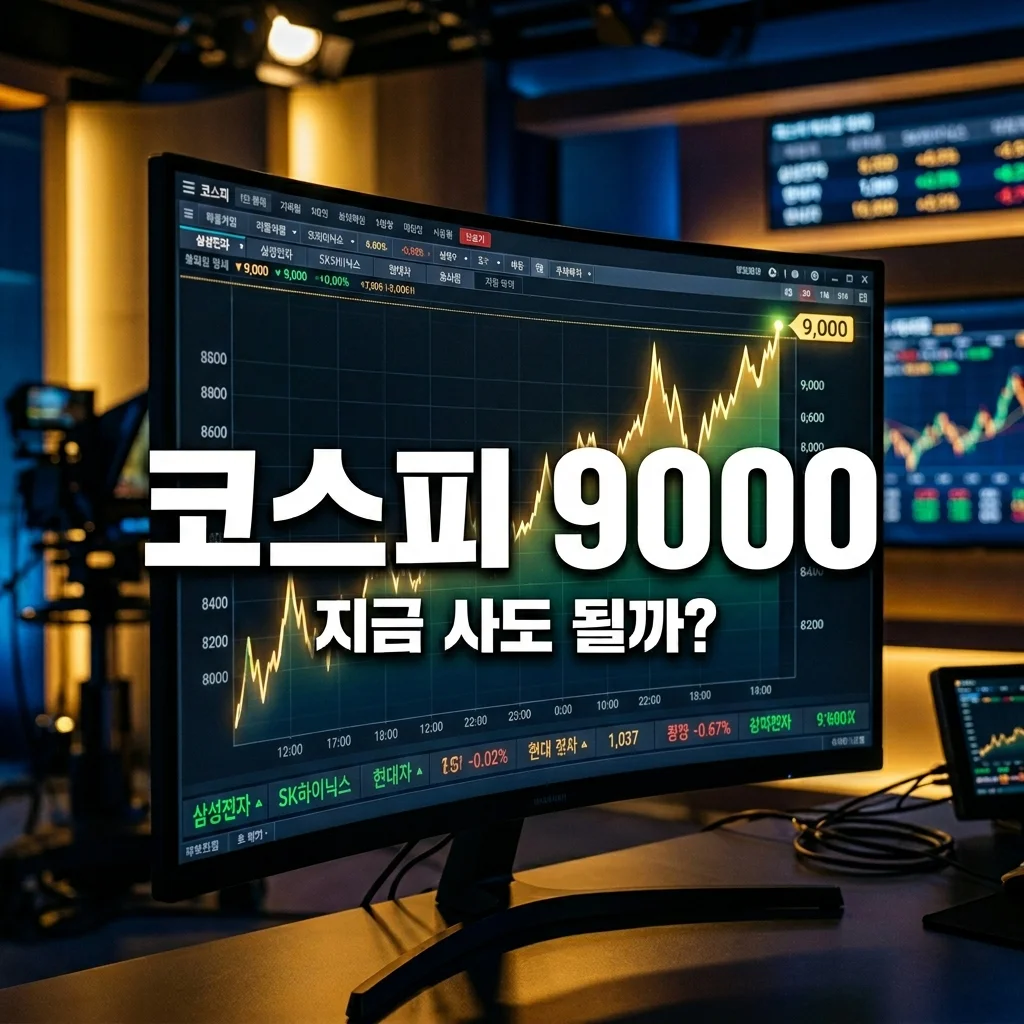 코스피 9,000 돌파, 지금 사도 될까? 투자자가 꼭 확인해야 할 3가지 체크리스트