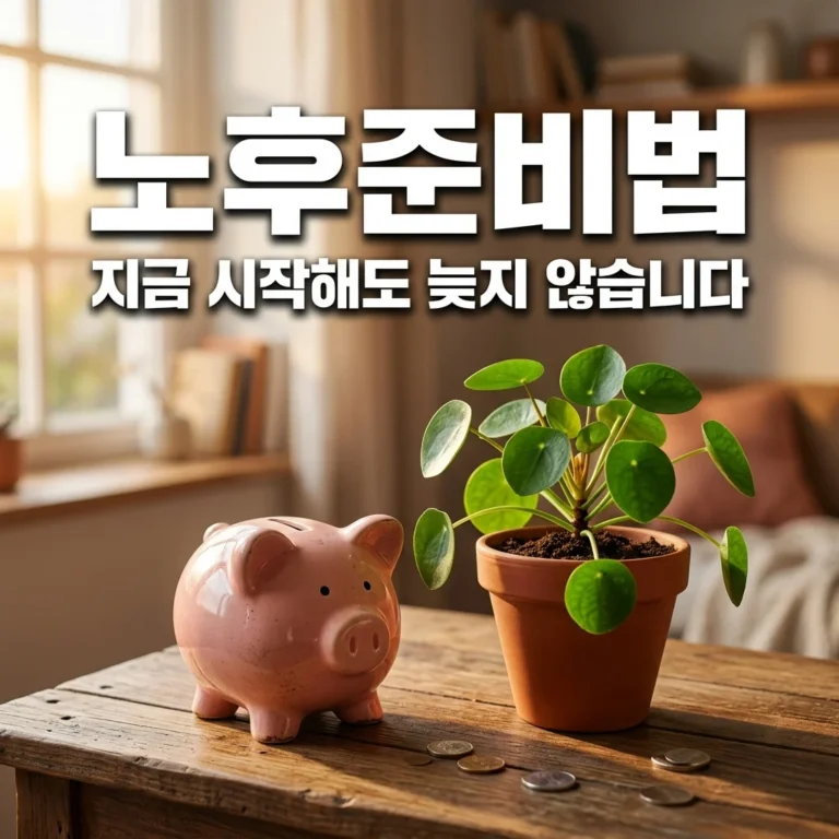 노후준비법 지금 시작해도 안 늦는 3단계 자산 관리 전략