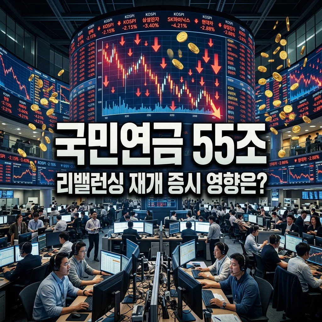 국민연금 리밸런싱 재개 최대 55조 매물? 국내 주식 전망 총정리