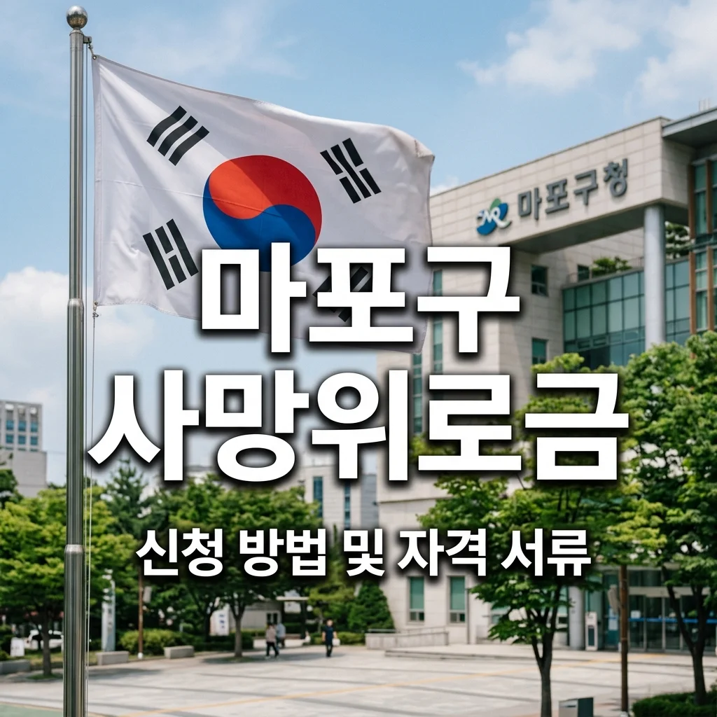 서울 마포 국가보훈대상자 사망위로금 신청 방법 및 자격 서류 총정리