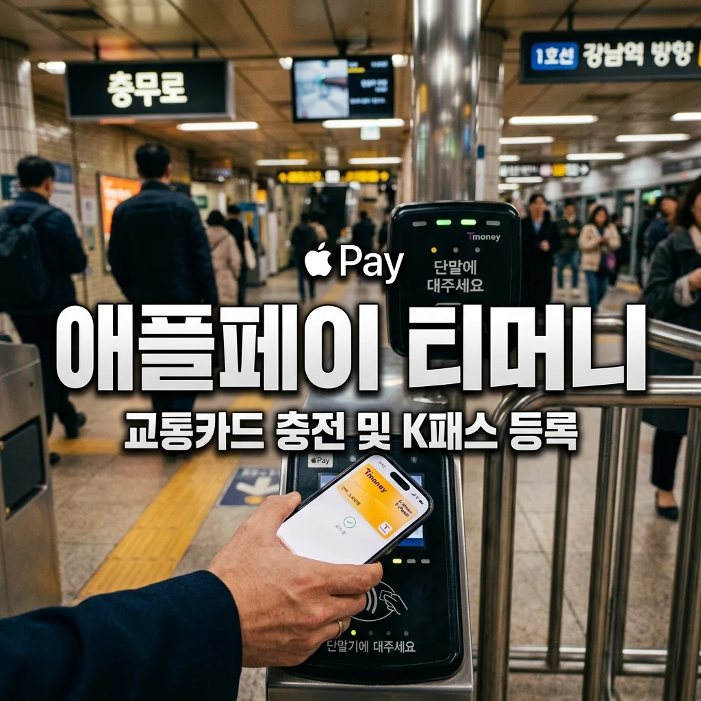 애플페이 티머니 충전 및 사용법: K-패스 등록부터 애플워치 설정까지