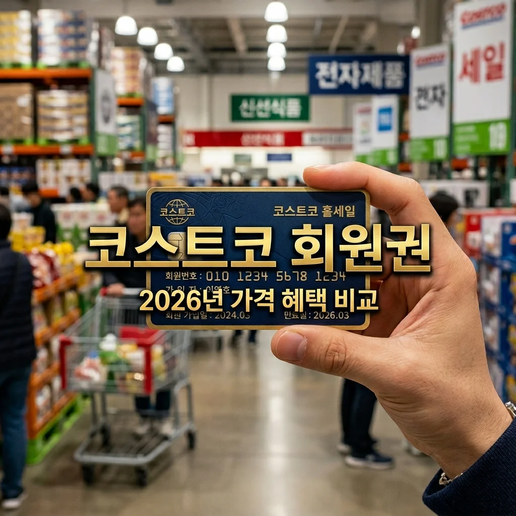 2026 코스트코 회원권 종류 가격 비교 및 신청방법 완벽 정리