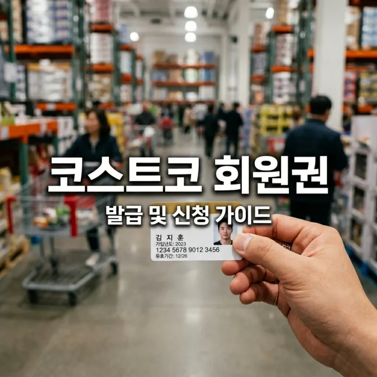 코스트코 회원권 발급 준비물 온라인 모바일 신청하기 완벽 가이드