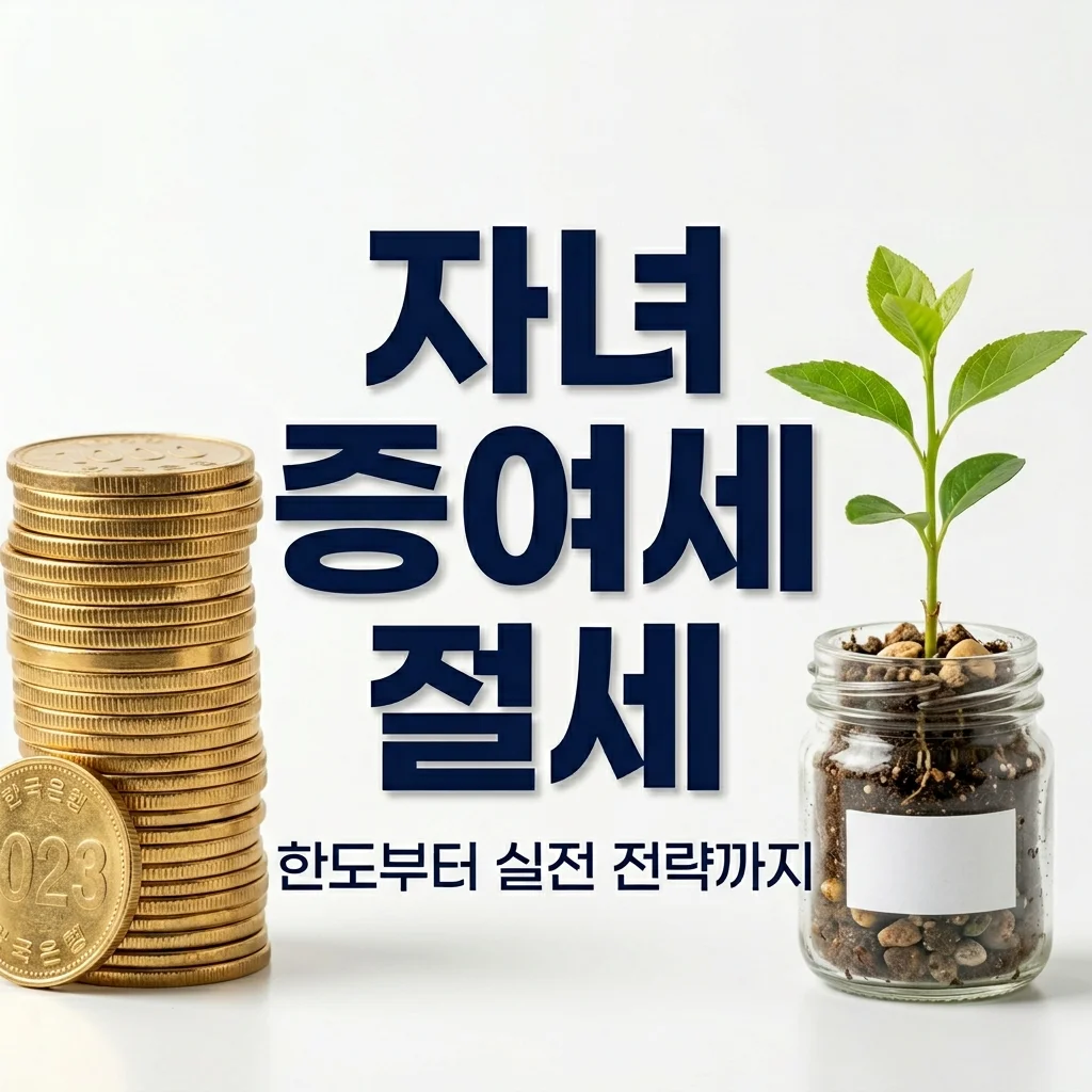 자녀 증여세 절세 방법 완벽 가이드: 면제 한도와 합법적 0원 팁