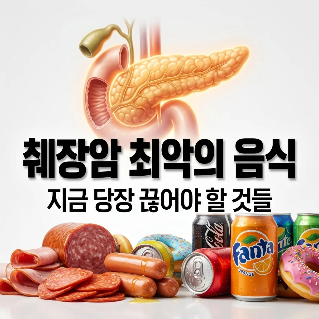 췌장암 유발하는 최악의 음식 4가지와 초기 증상 완벽 정리