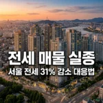 서울 전세물건 31% 급감! 전셋집 구하기 힘든 이유와 안전 계약법