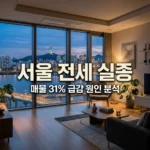 서울 전세 매물 31% 감소 경실련 발표 분석과 세입자 생존 전략