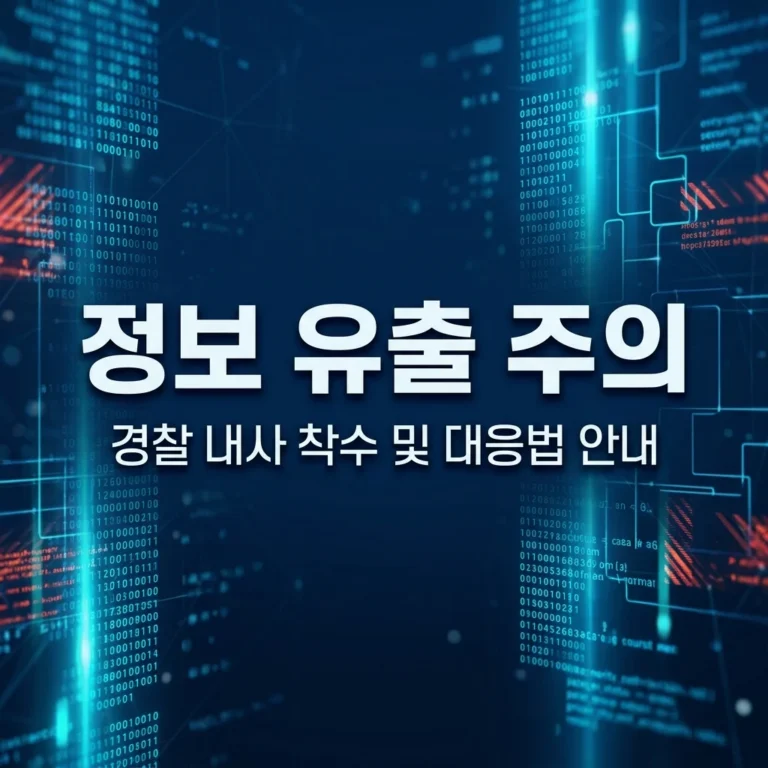 '모두의 창업' 개인정보 유출 경찰 내사 착수, 피해 확인 및 대처법