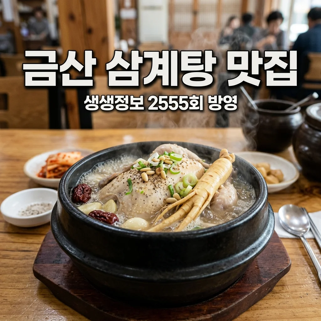 생생정보 금산 김정이삼계탕 위치 및 가격 | 2555회 방영 맛집