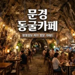 문경 동굴 카페 까브 생생정보 2556회 방영 위치 이용 꿀팁