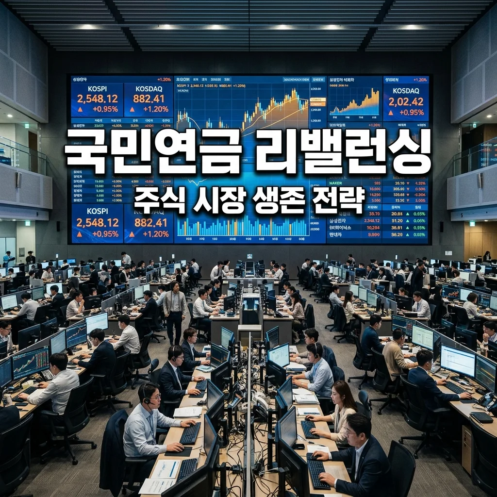 국민연금 리밸런싱 60조 매도 폭탄? 주식 투자자 필독 대응 가이드