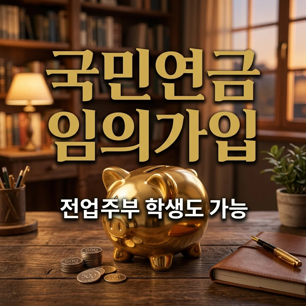 국민연금 임의가입 혜택과 신청 방법 (최소 금액 9만원으로 노후 준비 끝)