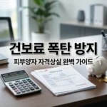 건강보험 피부양자 자격상실 후 대처법: 지역가입자 보험료 80% 줄이는 법