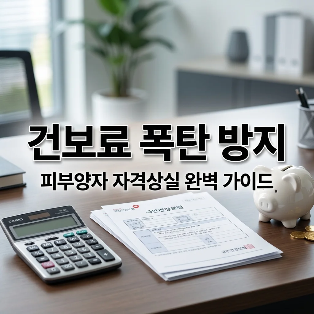 건강보험 피부양자 자격상실 후 대처법: 지역가입자 보험료 80% 줄이는 법