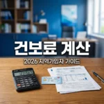 건강보험 지역가입자 보험료 계산 방법 2026년 최신 산정 기준 총정리