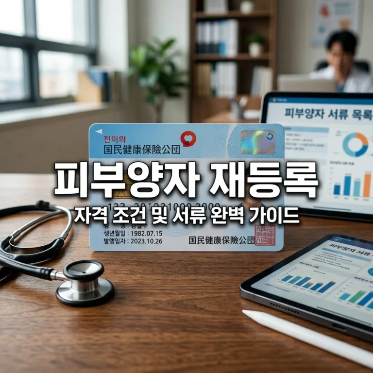 의료보험 피부양자 재등록 방법 및 서류 총정리 (2026 최신판)