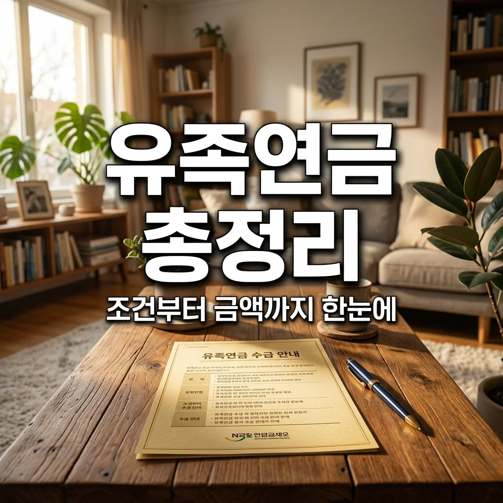 국민연금 유족연금 수령조건 금액 중복지급 완벽 정리 (2026)