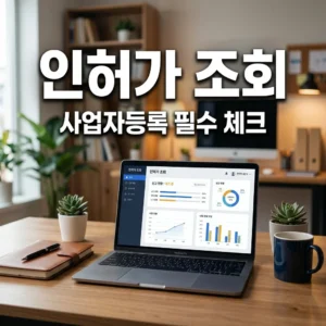 사업 인허가 조회, 사업자등록 전 필수 확인하는 법