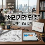 인허가 처리기간 단축 방법, 핵심은 사전 체크와 서류 준비