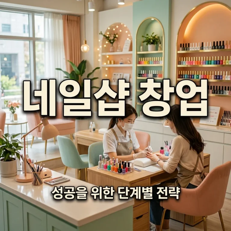 네일샵 창업 성공 전략: 1인샵 비용부터 자격증 준비까지 완벽 가이드
