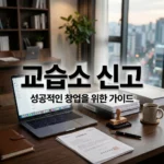 교습소 신고 절차 완벽 정리: 서류부터 주의사항까지 한 번에