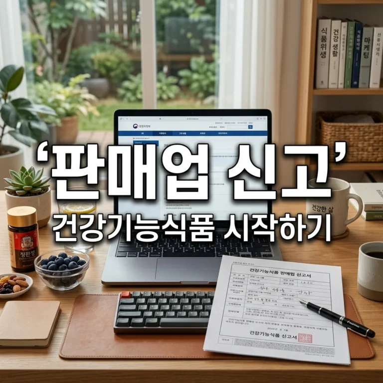 건강기능식품 판매업 신고 절차와 준비물, 이것만 알면 끝!