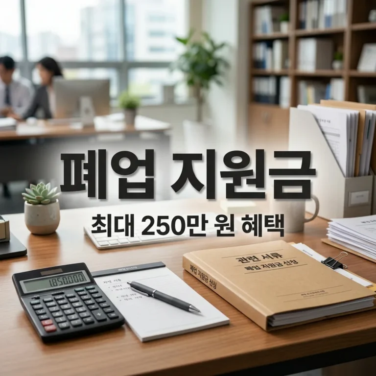 점포철거비 지원, 폐업 시 최대 250만 원 지원금 받는 방법 총정리