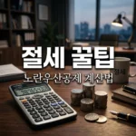 노란우산공제 소득공제 얼마나 받을까? 절세 효과 계산 방법 완벽 가이드