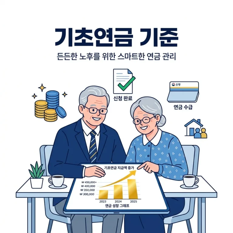 기초연금기준 2026년 최신 적용, 수급자격 및 선정 기준 총정리