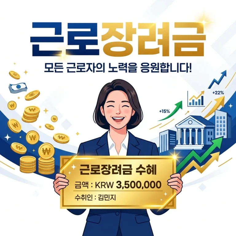 근로장려금지급 2026 확인방법 및 신청대상 완벽정리
