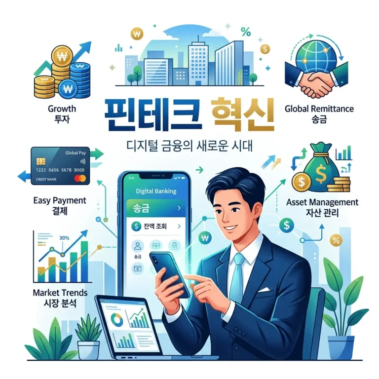 핀테크란 무엇인가? 현대 금융 생활을 바꾸는 스마트한 금융 혁신